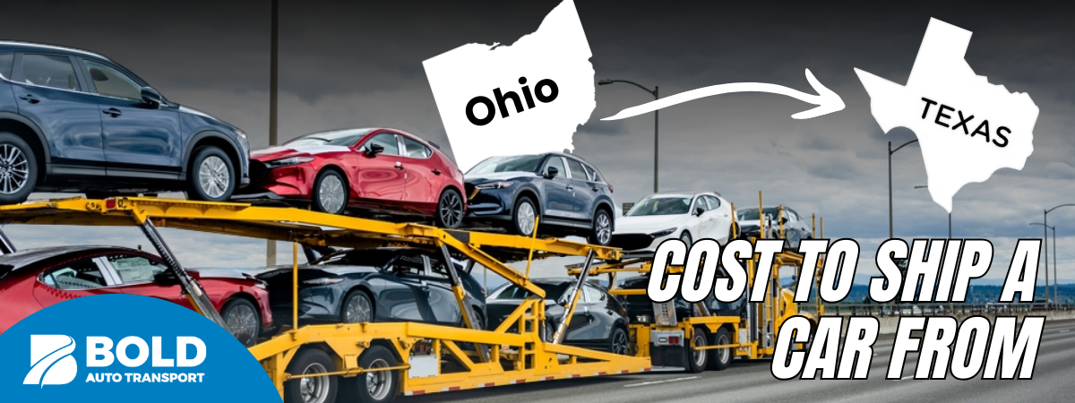 Cost to Ship a Car From Ohio to Texas
