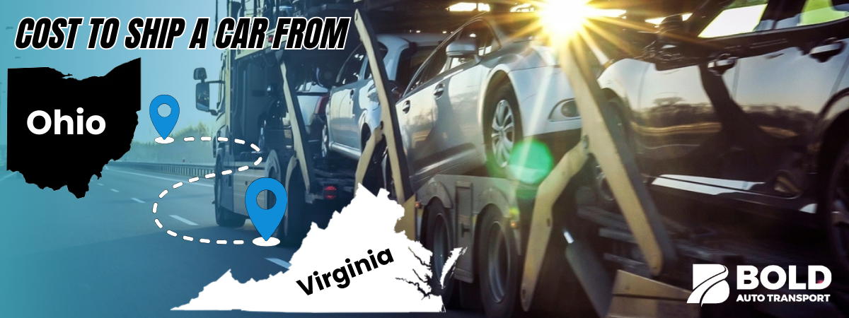 Cost to Ship a Car From Ohio to Virginia