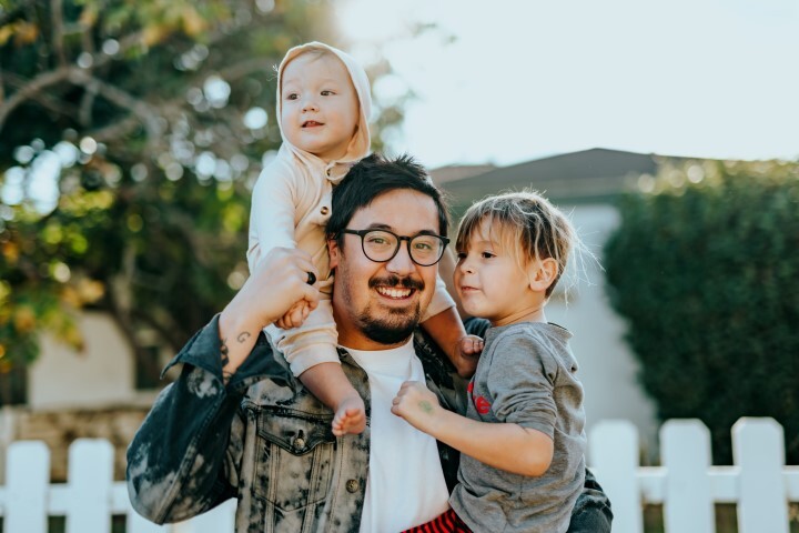 Man with Kids